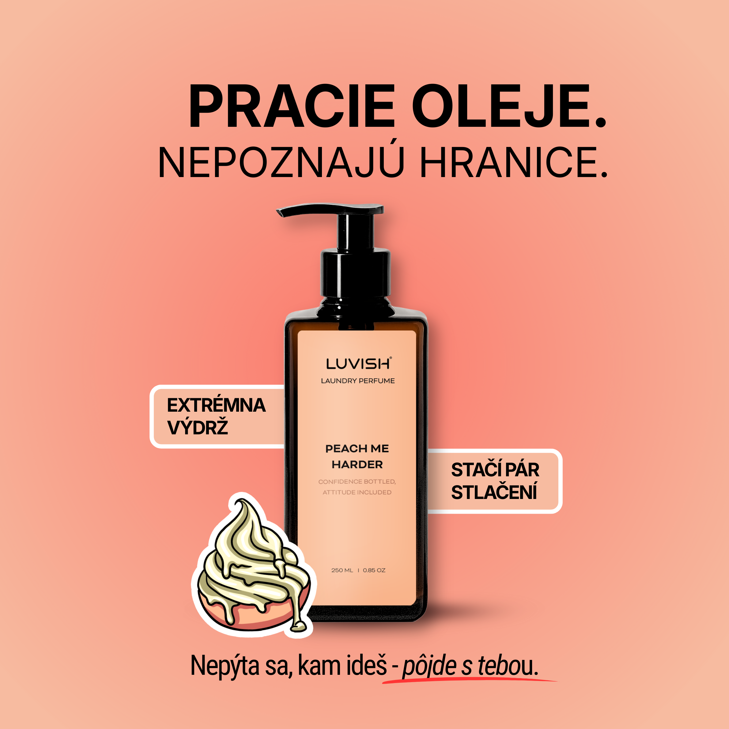 PEACH ME HARDER - Olej do prania